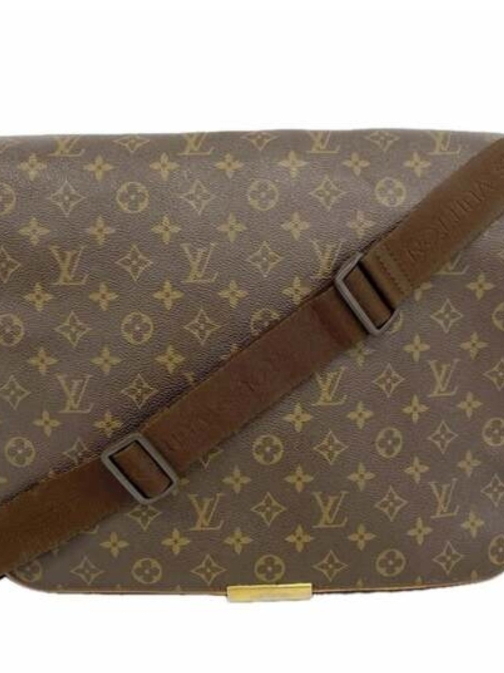 Louis Vuitton Monogram Canvas Messenger Bag in Brown